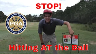 STOP Hitting "AT" the Ball [and Start Hitting THROUGH]