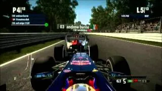 F1 2012 Double Overtake - Monza