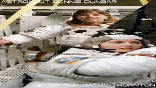 Astronauts Kathy Thornton and Bonnie Dunbar NBL Spacesuit Training