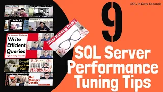 9 SQL Server Performance Tuning Tips - SQL in Sixty Seconds 168