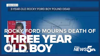 Rocky Ford mourns the death of a three year old boy