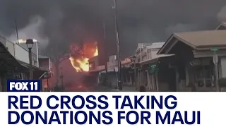 Red Cross taking donations for Maui fire victims