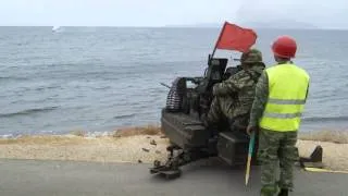 Hellenic Army Rheinmetall Rh202 firing.