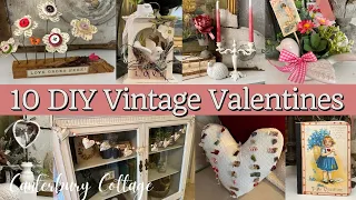 10 Vintage Valentine DIY Projects for Gift-Giving and Decor