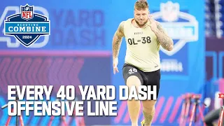 Every Offensive Lineman's 40 Yard Dash!