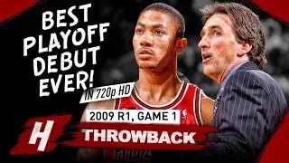 20 Yr-OLD Derrick Rose GREATEST Playoff DEBUT EVER! Full Game 1 Highlights vs Celtics 2009 - 36 Pts!