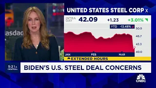 President Biden to raise concern over Nippon Steel's deal for U.S. Steel