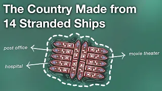 The Country Made from 14 Stranded Ships