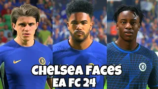 Chelsea Faces and Ratings EA FC 24