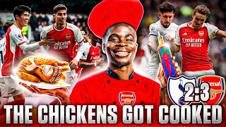 Chicken FC got fried! | Saka grab the sauce! | Spurs 2-3 Arsenal Match Reaction