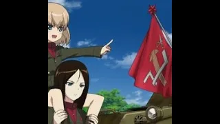 Girls und Panzer [AMV] Pravda- ☭The Red Army is the Strongest! (rock version)☭ 1 HOUR