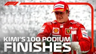 Kimi Raikkonen's 100 Podiums in F1