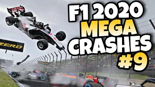 F1 2020 MEGA CRASHES #9