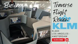 KLM 787 Business Class Review Los Angeles - Amsterdam