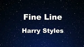 Karaoke♬ Fine Line - Harry Styles 【No Guide Melody】 Instrumental