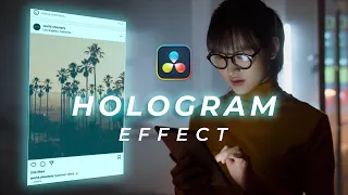 Hologram Effect in Davinci Resolve