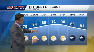 Rain, storms possible tonight in Central Florida