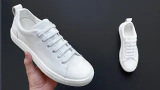 HOW TO BAR LACE SHOES (EASY)