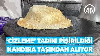 Tadını pişirildiği Kandıra taşından alan 'cizleme' sofralara lezzet katıyor