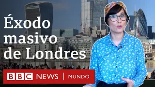 Qué hay detrás del éxodo masivo de población en Londres | BBC Mundo