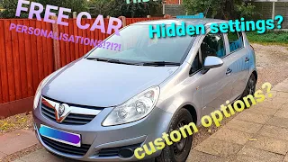 HIDDEN SETTINGS: Personalising your Vauxhall FOR FREE!!!