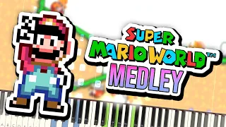 Super Mario World Medley Piano Tutorial Synthesia