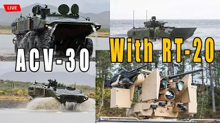 US Showed Multi-Mission ACV-30 With RT20 Remote Weapon System