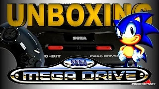 Sega Mega Drive 16-bit console - Unboxing