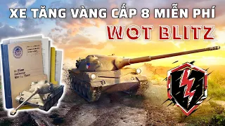 Kiếm xe tăng vàng cấp 8 miễn phí chỉ sau một trận! | World of Tanks Blitz
