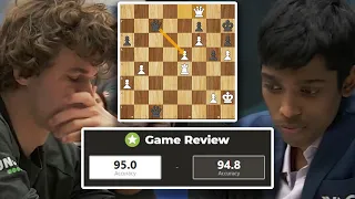 CRAZY Game Between Magnus Carlsen and Praggnanandhaa in 2023 Tata Steel Chess