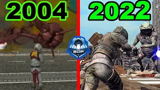 Evolution of Earth Defense Force Games ( 2004-2022 )