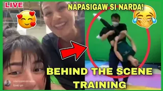 Jane de Leon, Darna BTS training, napasigaw sa kaba! Throwback live habang nasa training camp!