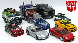 Transformers 3 Autobot OptimusPrime Bumblebee Sideswipe Dino Ratchet Ironhide Wreckers Car Robot Toy