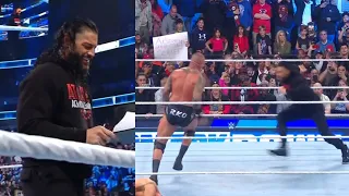 Roman Reigns Signs Contract and Gets Beaten Up by Randy Orton 🐍 | SmackDown January 19, 2023 WWE