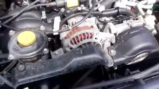 Subaru Forester шум двигателя
