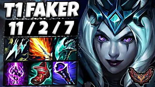 T1 Faker Leblanc MID vs Ezreal - Patch 13.12 Korea Grandmaster ✅