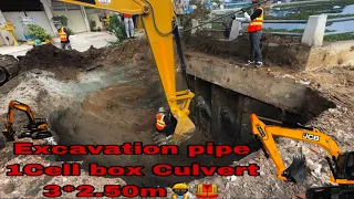 EXCAVATIONS PIPE 1CELL BOX CULVERT 3M*2.5M🦺👷🏿‍♂️♥️