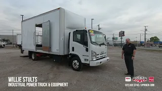 Isuzu NPR HD 18ft Box Truck with Side Door and Lift Gate | Stock #41990