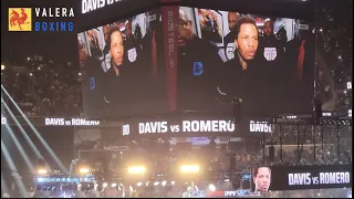 Davis vs Romero Ring Walk | Fighter Introductions | from May 28, 2022