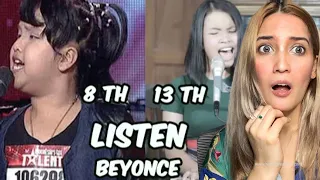 Reaction to Putri Ariani’s Performance of “Listen” at 13 years old. Wow!!!
