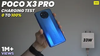 POCO X3 Pro Charging Test 0 to 100%⚡⚡⚡33W Fast Charging #Shorts #POCOX3Pro