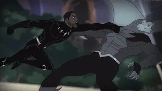 Black Panther burst out of Rage after seing his brother dead |  Marvel Avengers