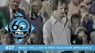 PBA 60th Anniversary Most Memorable Moments #27 - Benoit Rolls 300 in First Television Appearance