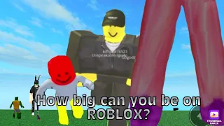 What’s the tallest avatar you can make ON ROBLOX?