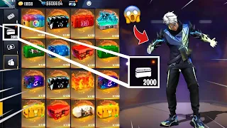 OPENING 1000 CRATES FREE FIRE📦💎I Got OPEN Rare Bundles And New Emotes 😍💎💎 Garena Free Fire