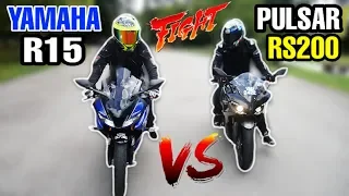 #518 YAMAHA R15 VS MODENAS PULSAR RS200 | Malaysia