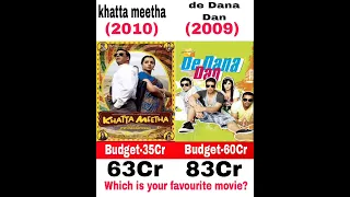 de Dana Dan vs khatta meetha movie comparison #boxofficecollection #shorts