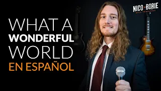 ¿Cómo sonaría LOUIS ARMSTRONG - WHAT A WONDERFUL WORLD en Español? 🎷