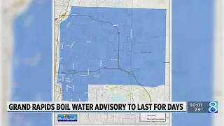 Grand Rapids boil water advisory to last for days, city says