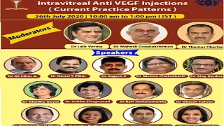 Cochin Ophthalmic Club, Intravitreal AntiVEGF Injections